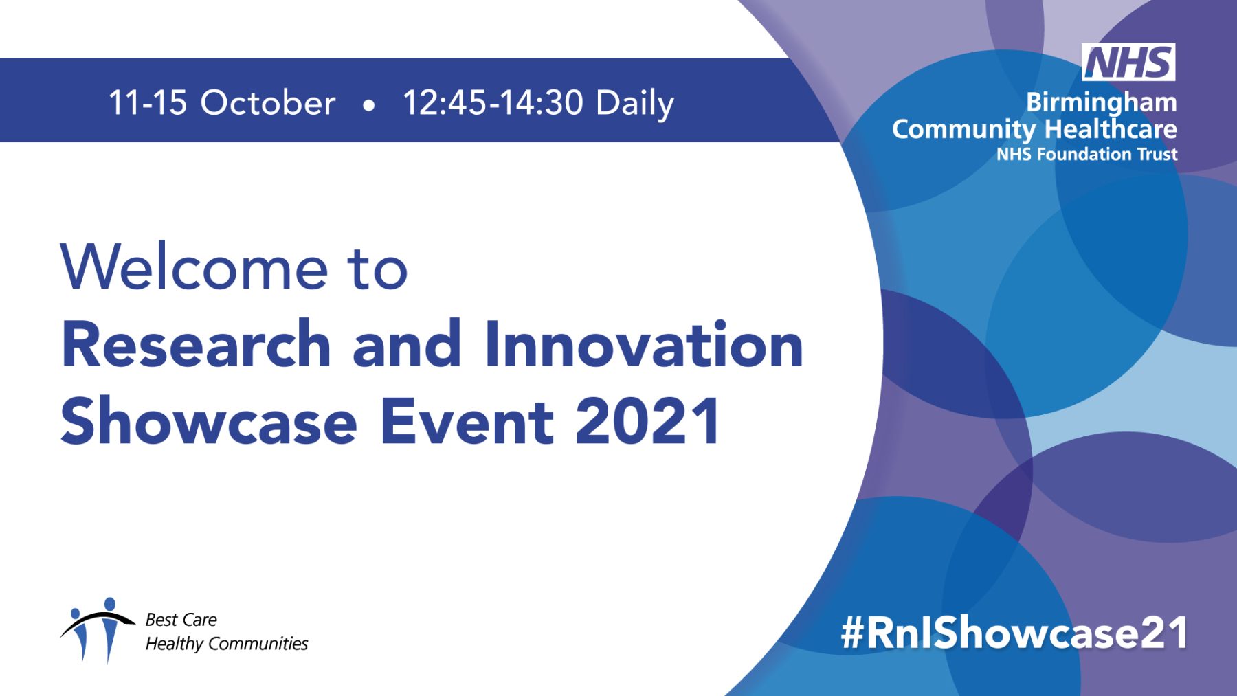 Research and Innovation Showcase Event 2021